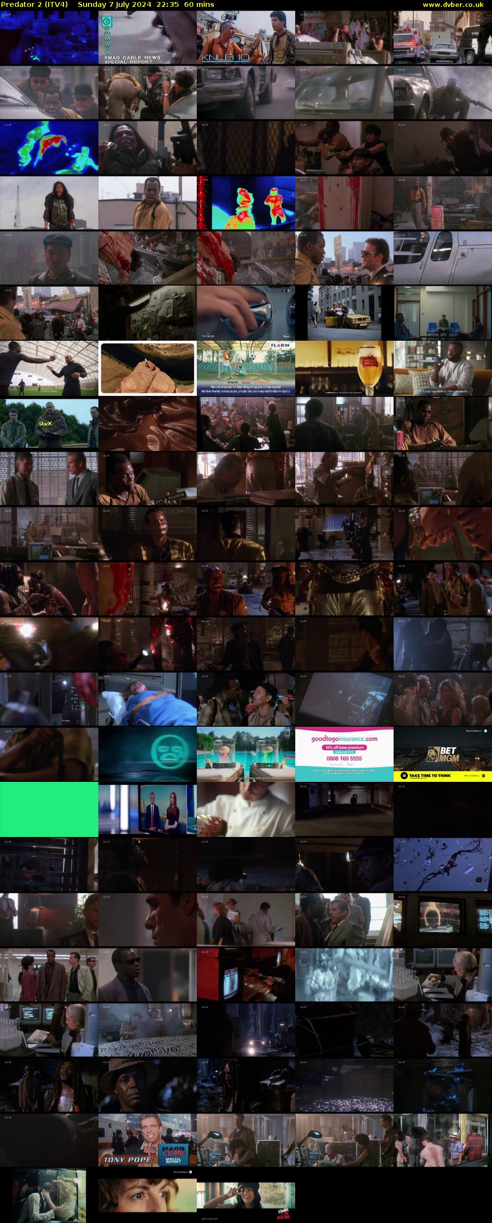 Predator 2 (ITV4) Sunday 7 July 2024 22:35 - 23:35