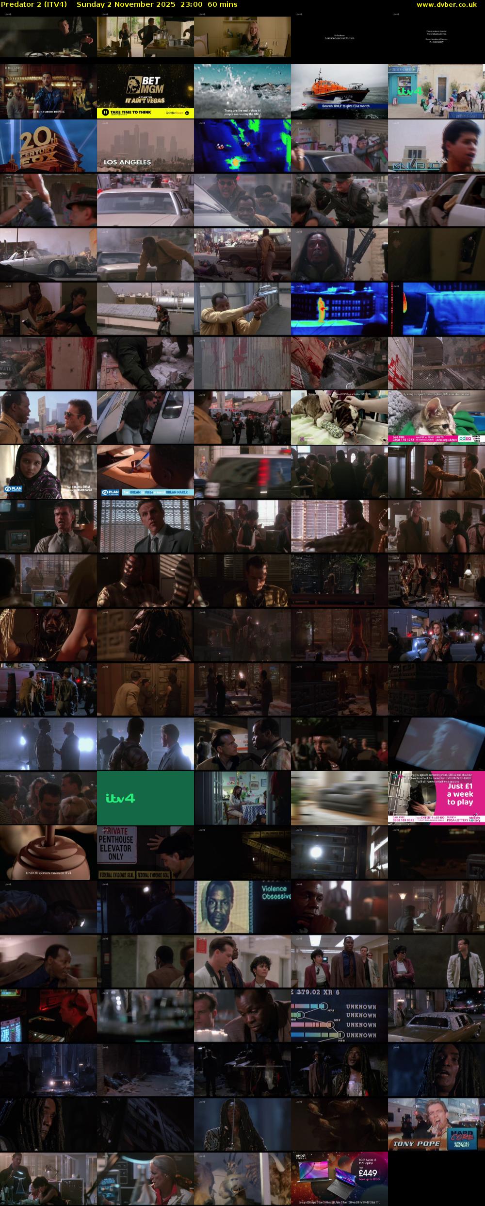 Predator 2 (ITV4) Sunday 2 November 2025 23:00 - 00:00