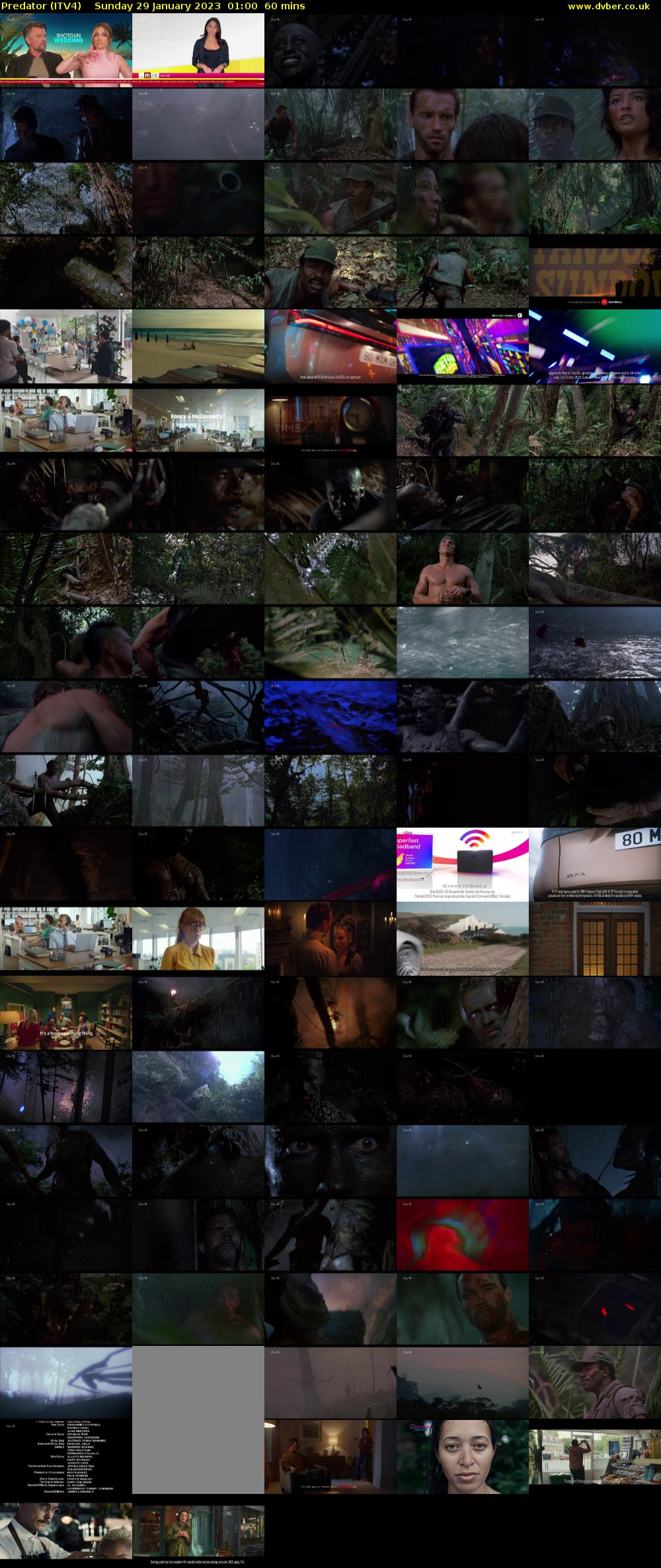Predator (ITV4) Sunday 29 January 2023 01:00 - 02:00