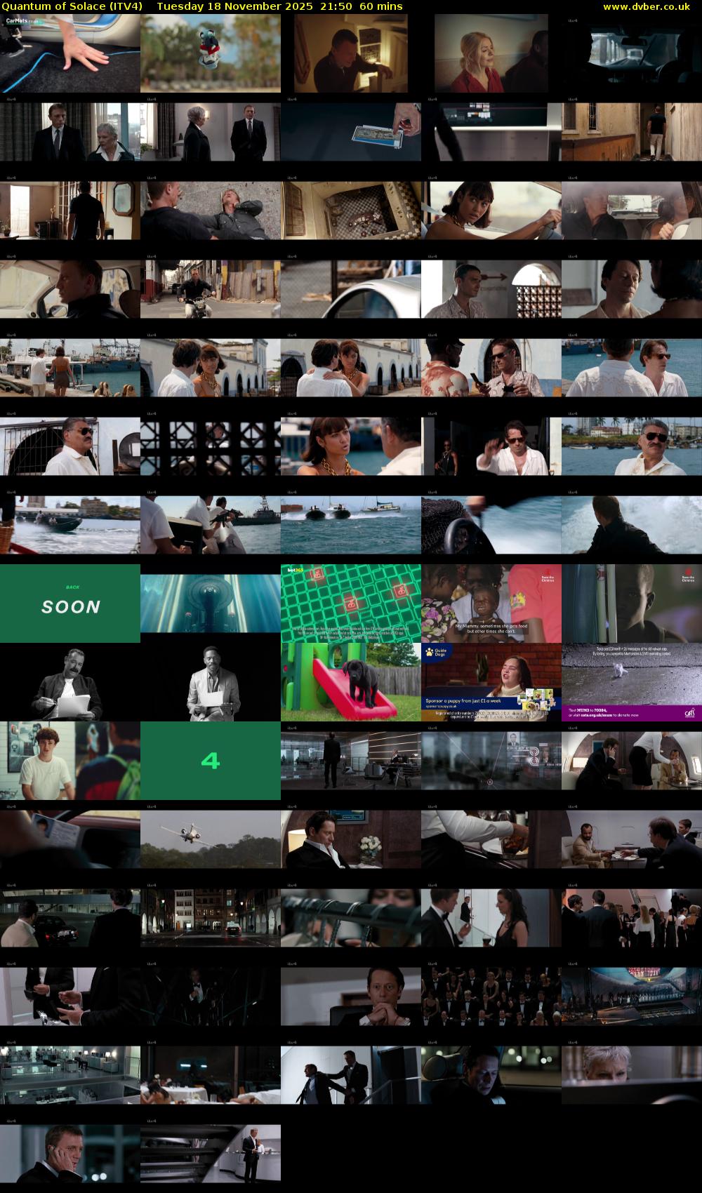 Quantum of Solace (ITV4) Tuesday 18 November 2025 21:50 - 22:50