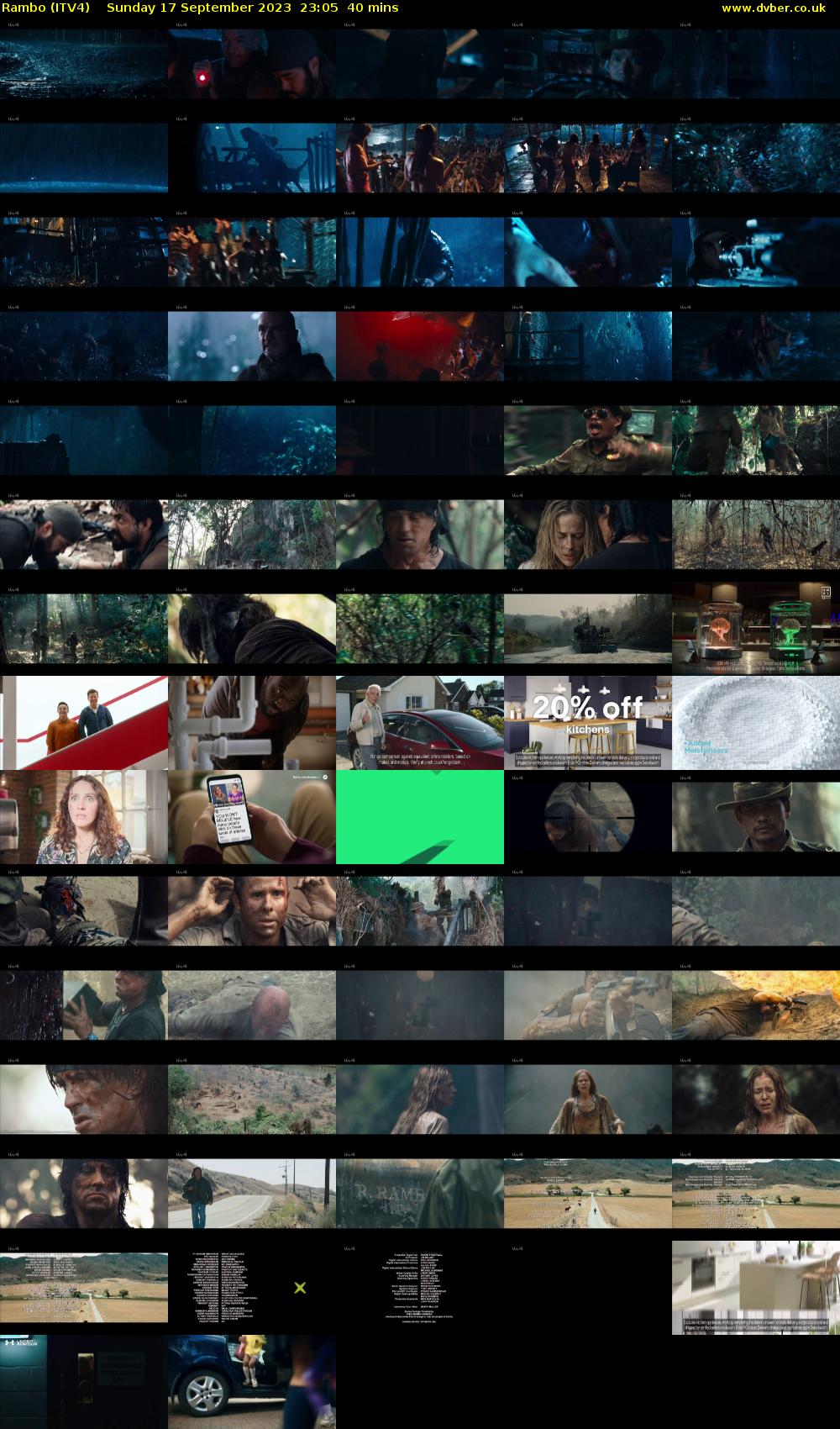 Rambo (ITV4) Sunday 17 September 2023 23:05 - 23:45