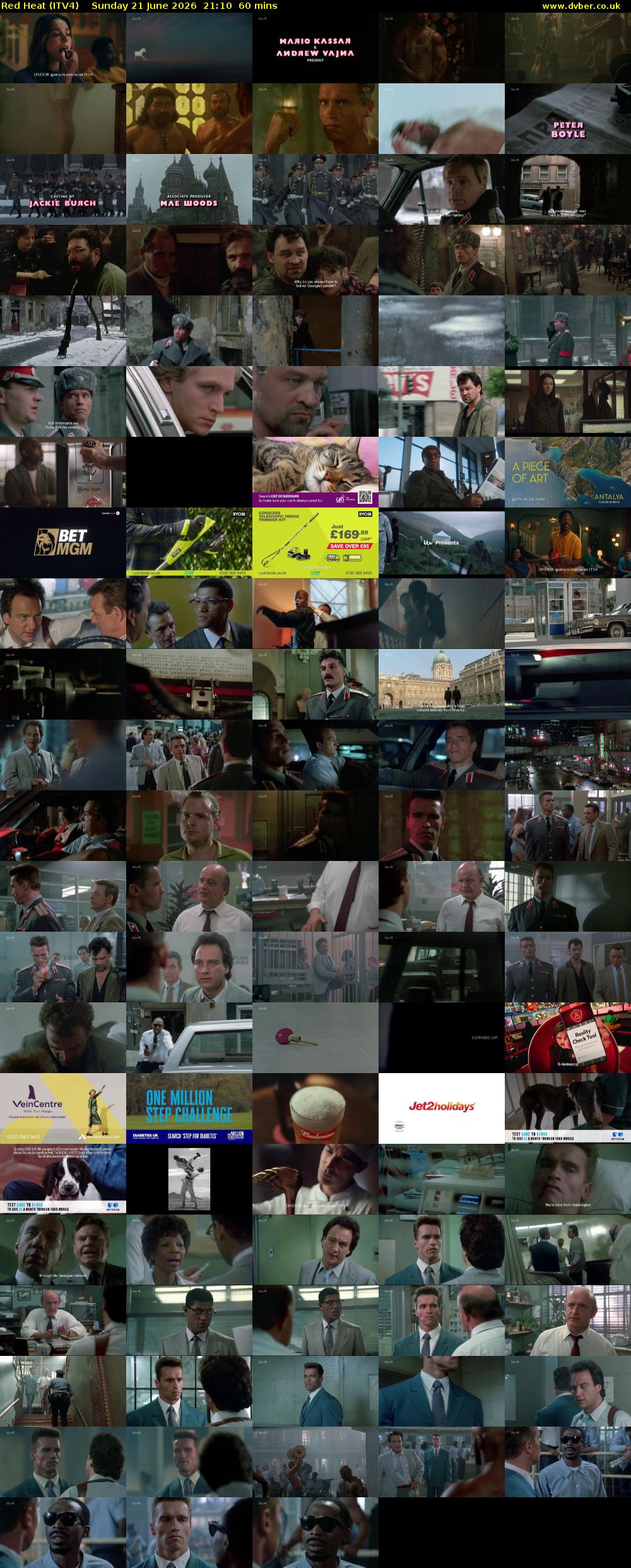 Red Heat (ITV4) Sunday 21 June 2026 21:10 - 22:10