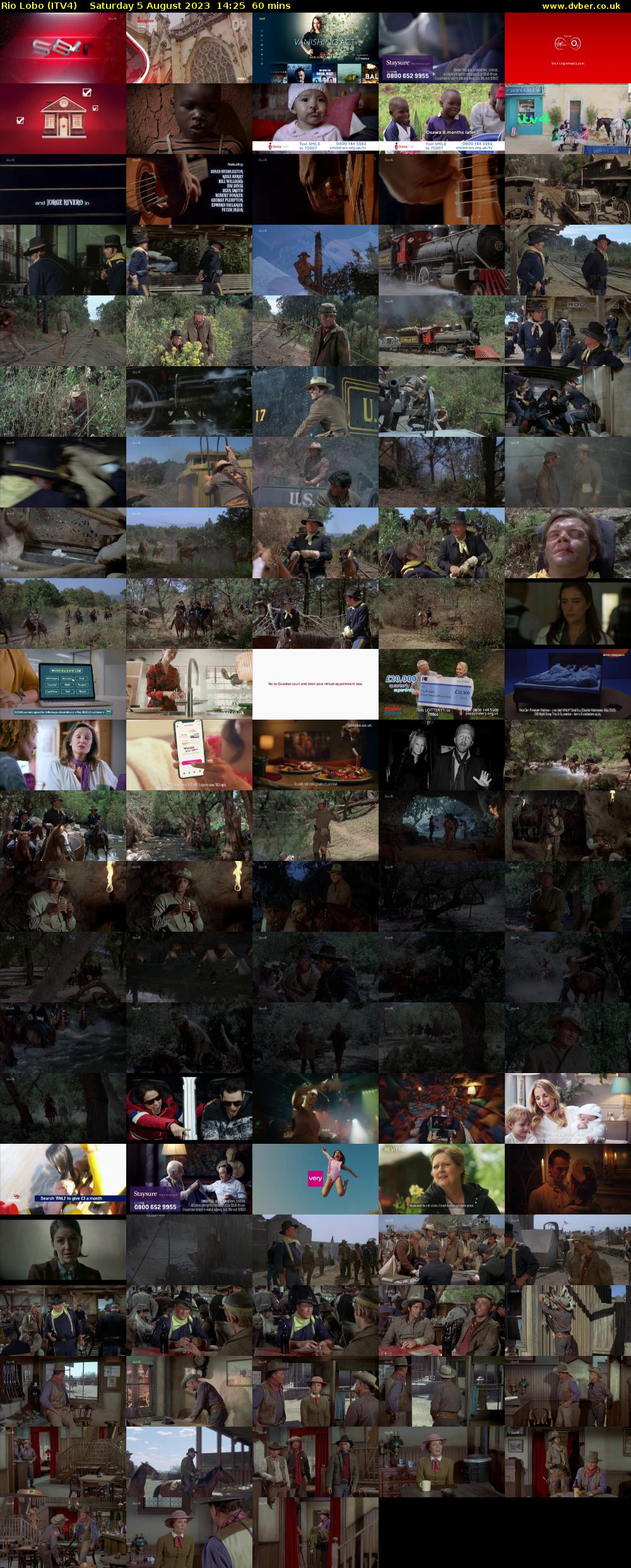 Rio Lobo (ITV4) Saturday 5 August 2023 14:25 - 15:25