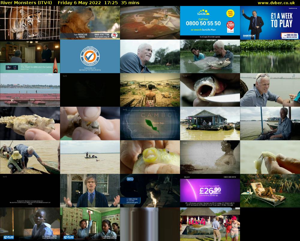 River Monsters (ITV4) Friday 6 May 2022 17:25 - 18:00