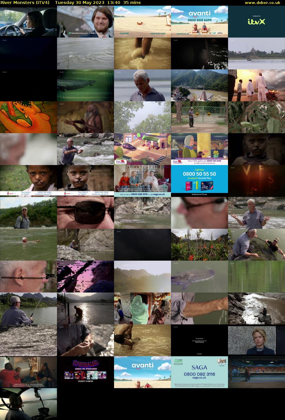 River Monsters (ITV4) Tuesday 30 May 2023 13:40 - 14:15