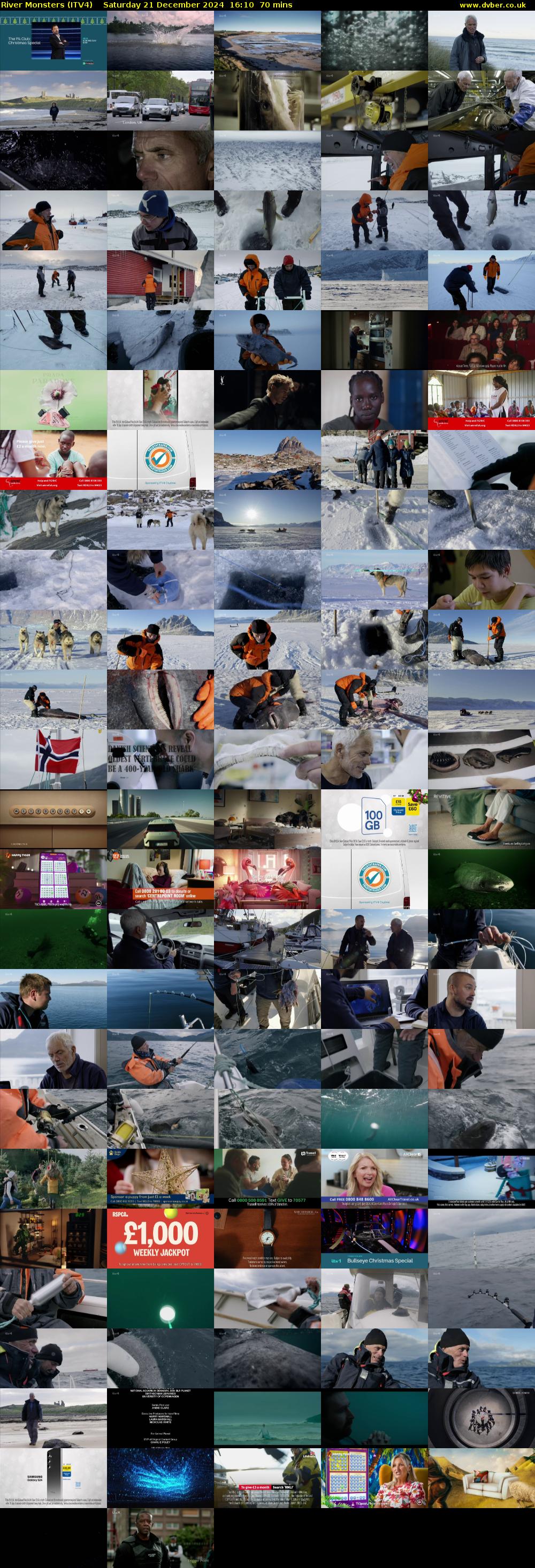 River Monsters (ITV4) Saturday 21 December 2024 16:10 - 17:20