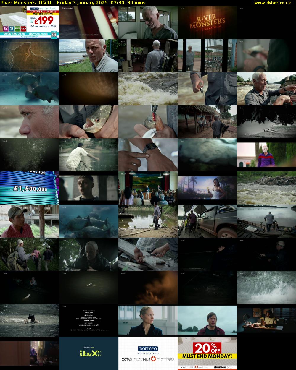 River Monsters (ITV4) Friday 3 January 2025 03:30 - 04:00