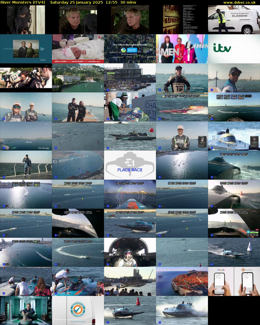 River Monsters (ITV4) Saturday 25 January 2025 12:55 - 13:25