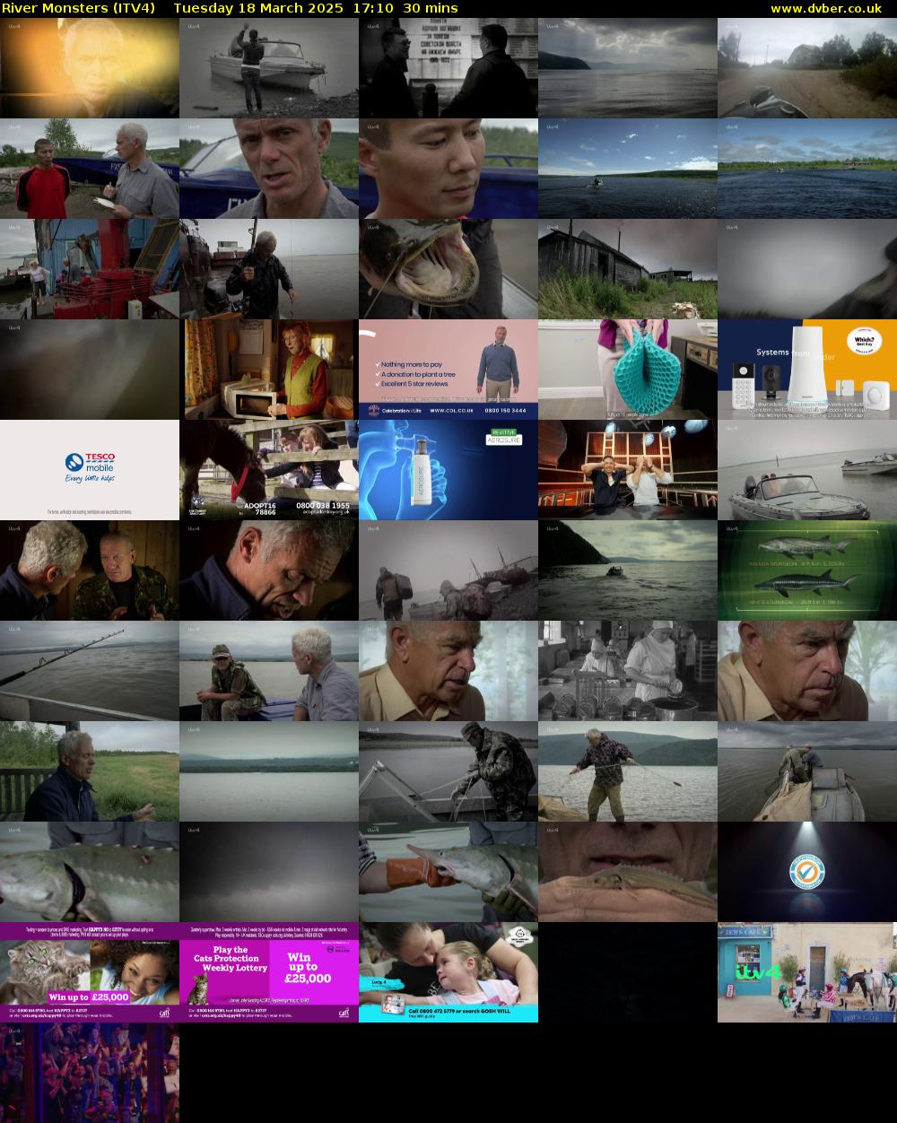 River Monsters (ITV4) Tuesday 18 March 2025 17:10 - 17:40