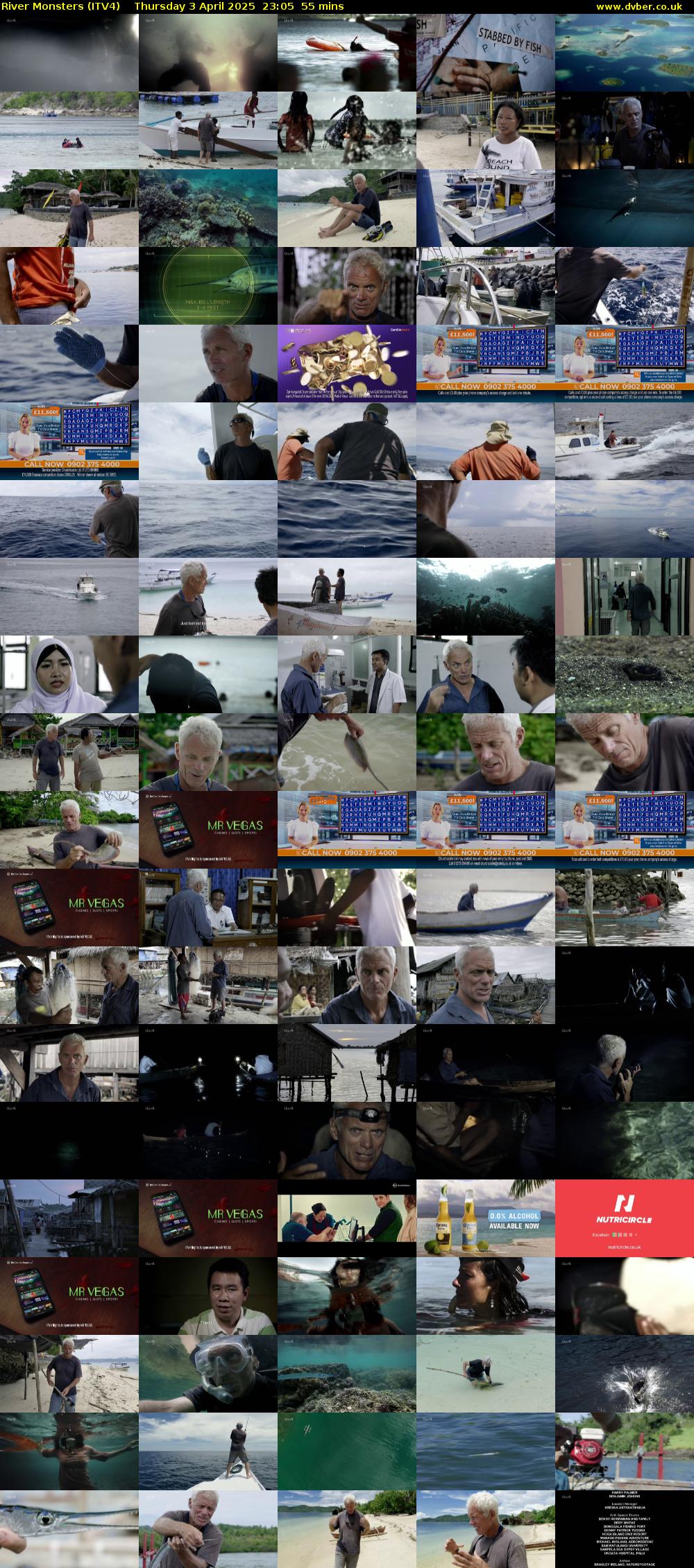 River Monsters (ITV4) Thursday 3 April 2025 23:05 - 00:00