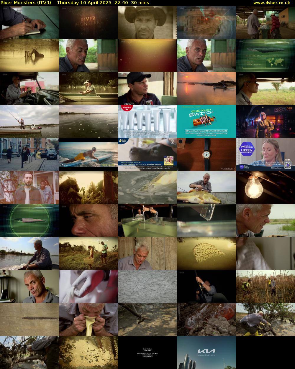River Monsters (ITV4) Thursday 10 April 2025 22:40 - 23:10