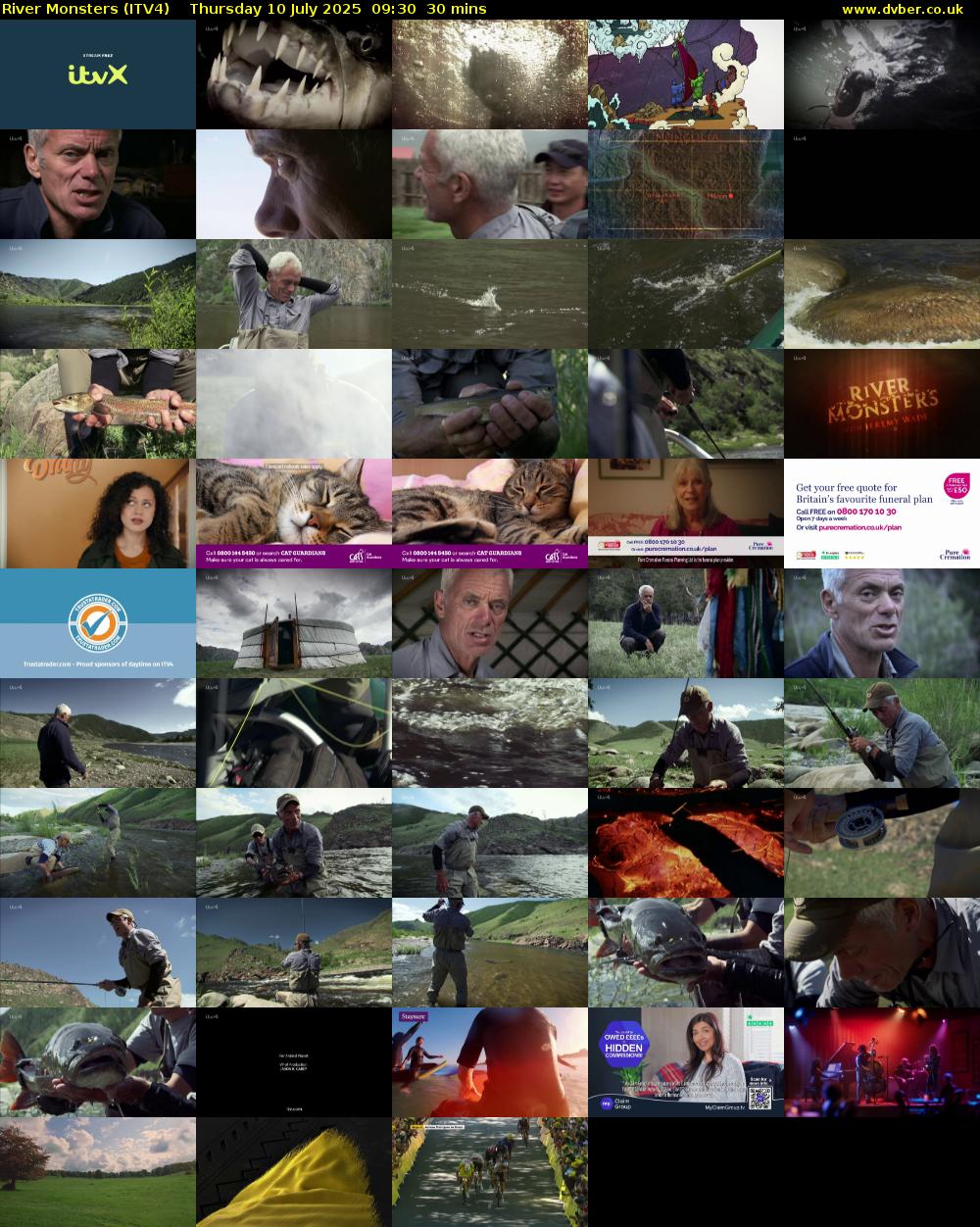 River Monsters (ITV4) Thursday 10 July 2025 09:30 - 10:00