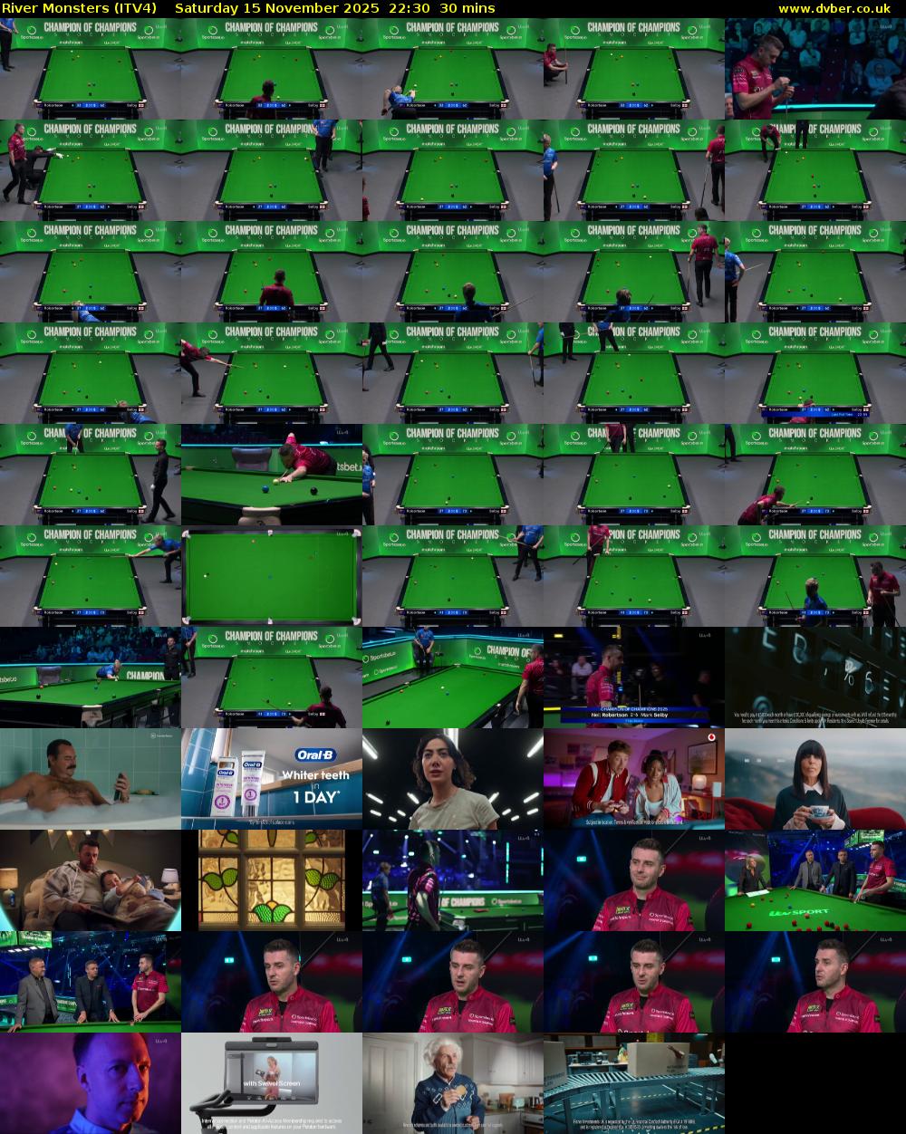 River Monsters (ITV4) Saturday 15 November 2025 22:30 - 23:00