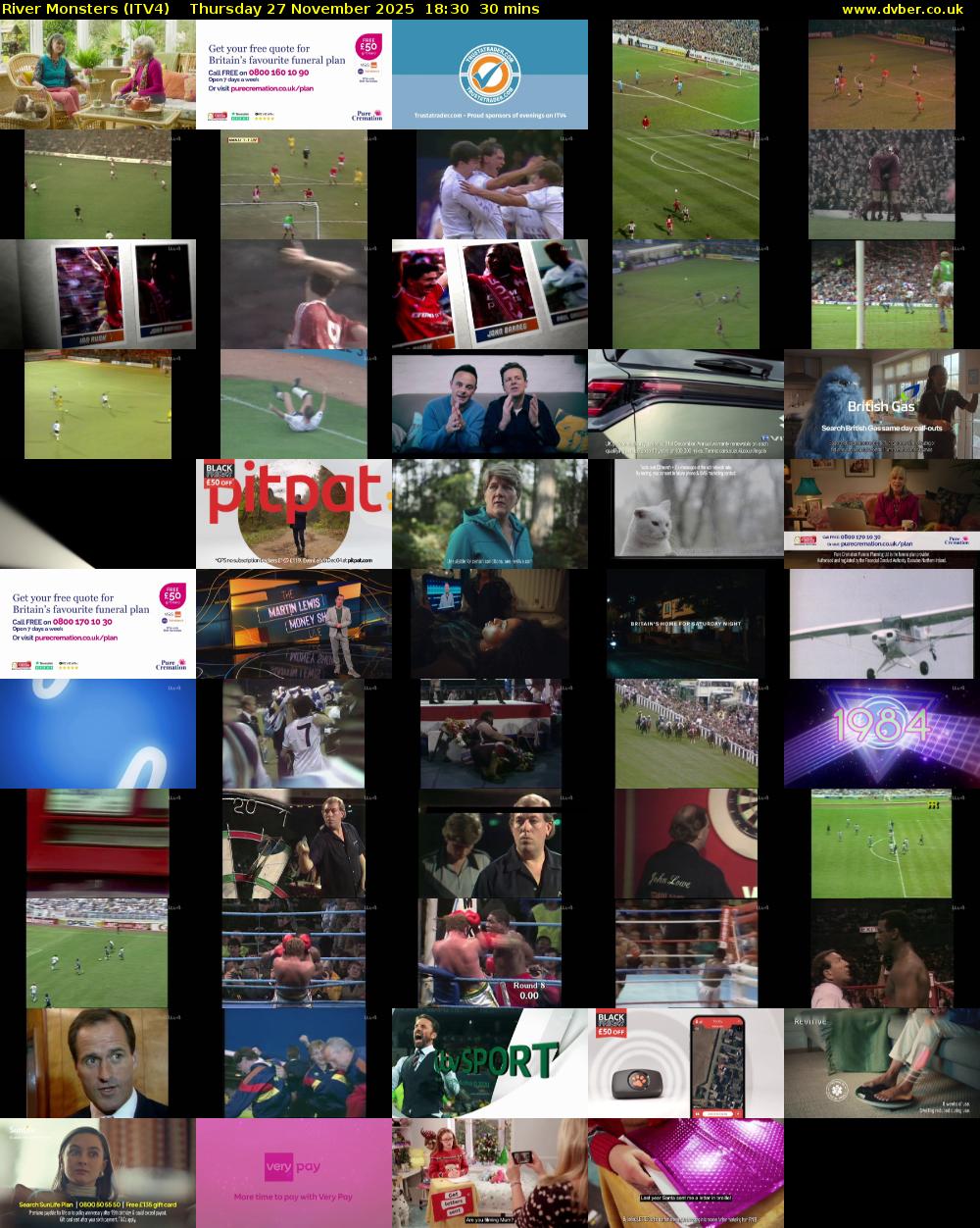 River Monsters (ITV4) Thursday 27 November 2025 18:30 - 19:00