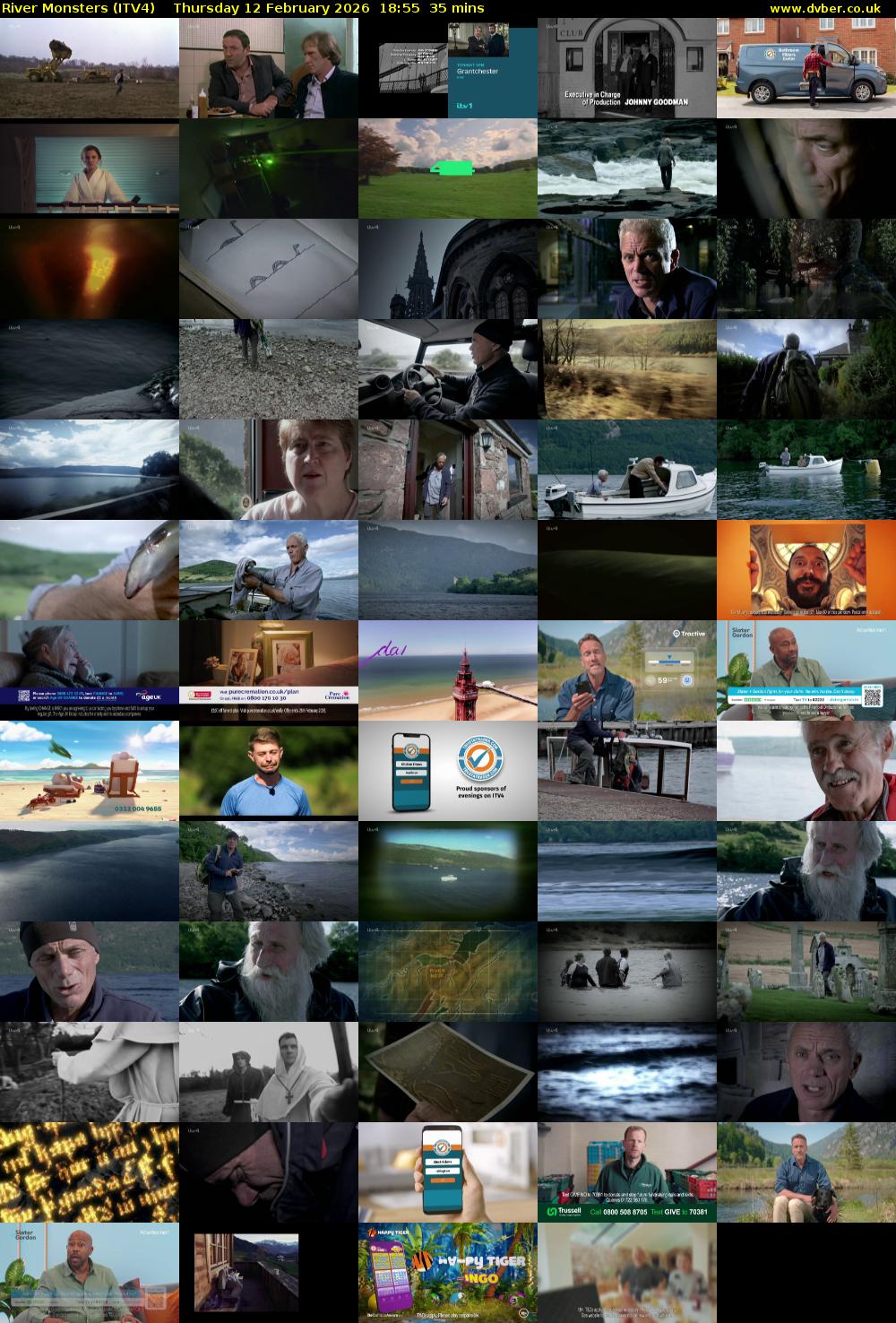 River Monsters (ITV4) Thursday 12 February 2026 18:55 - 19:30