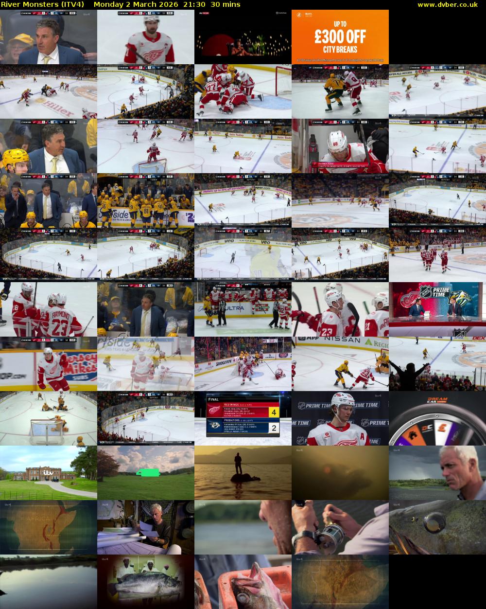 River Monsters (ITV4) Monday 2 March 2026 21:30 - 22:00