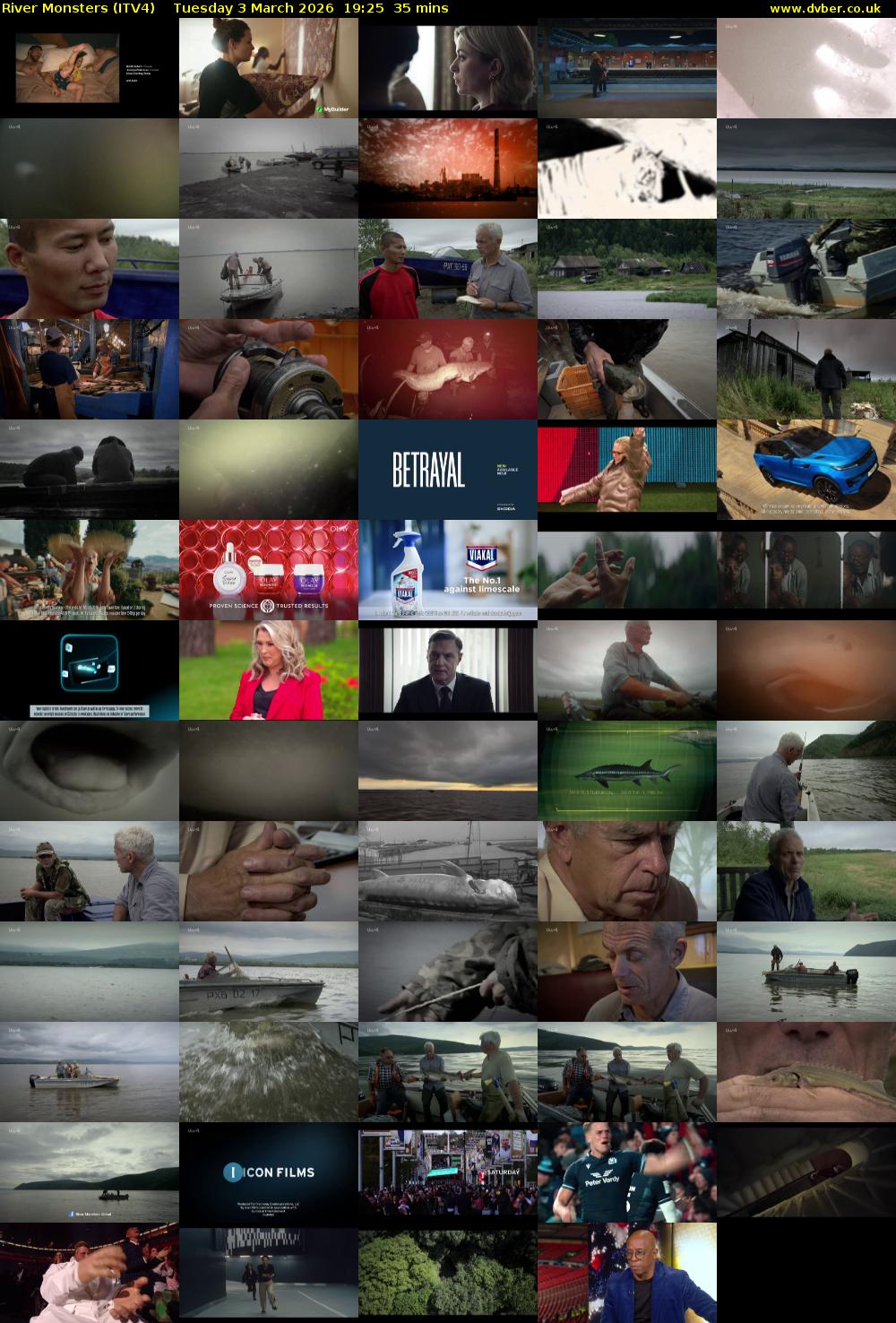 River Monsters (ITV4) Tuesday 3 March 2026 19:25 - 20:00