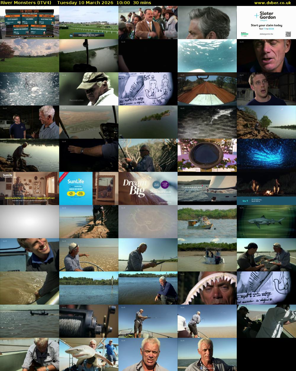 River Monsters (ITV4) Tuesday 10 March 2026 10:00 - 10:30