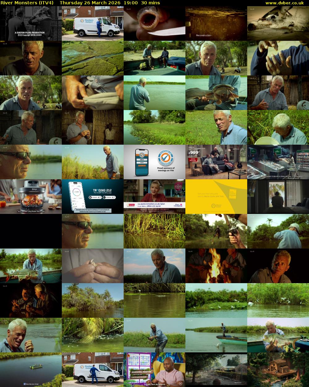 River Monsters (ITV4) Thursday 26 March 2026 19:00 - 19:30