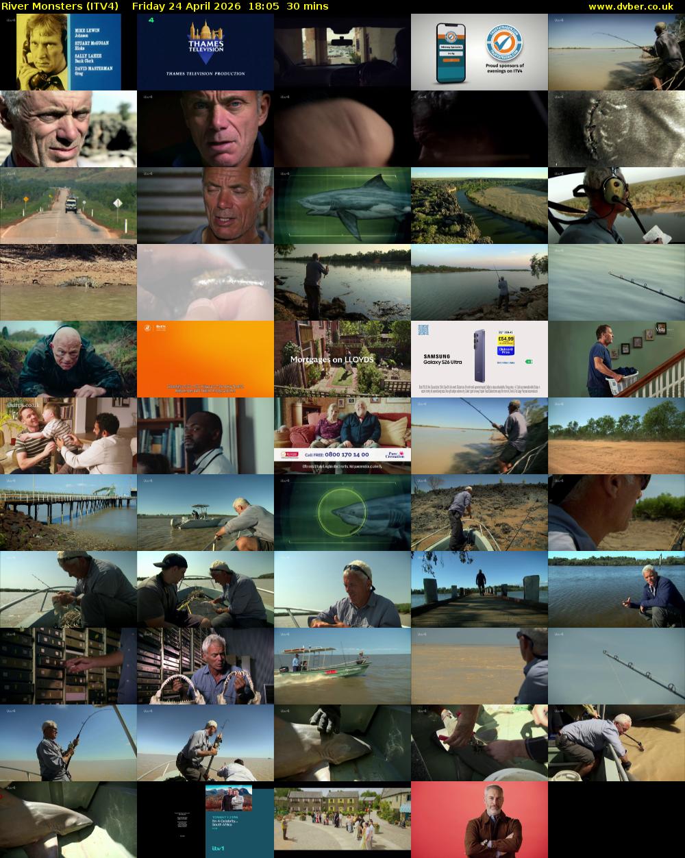 River Monsters (ITV4) Friday 24 April 2026 18:05 - 18:35