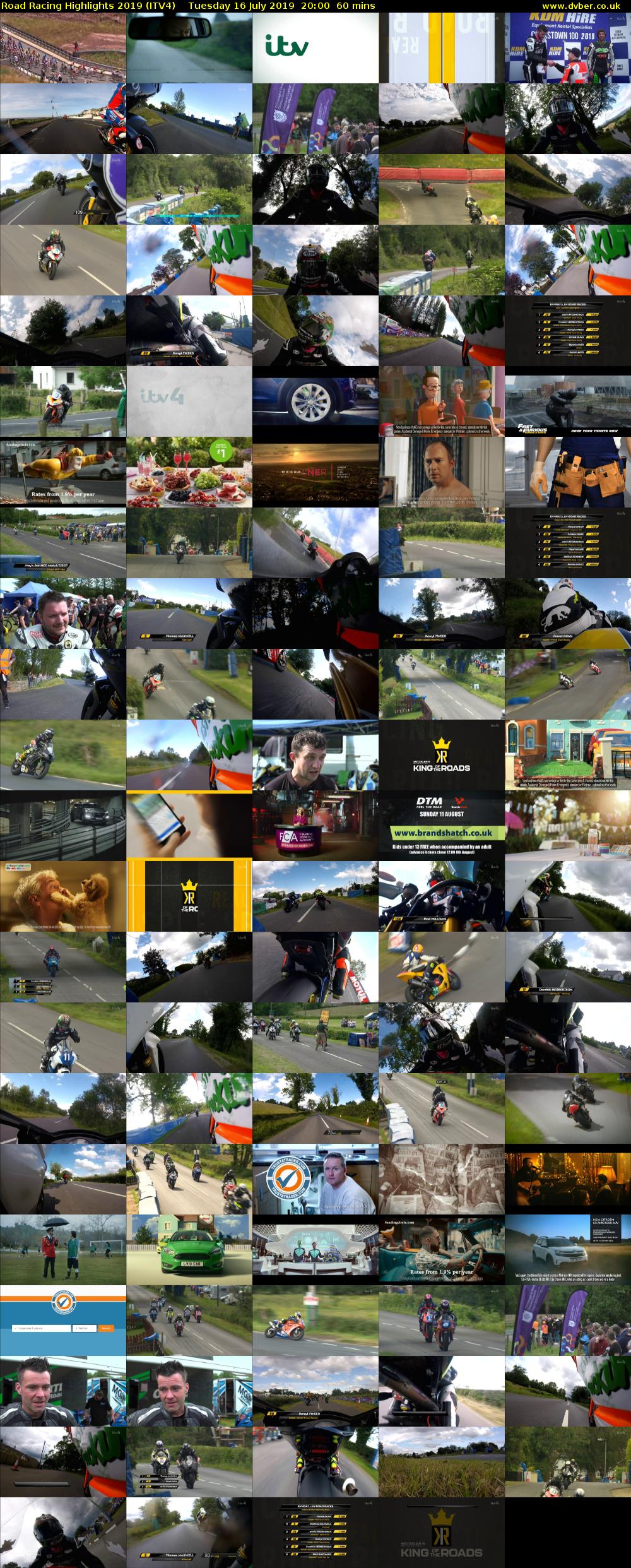 Road Racing Highlights 2019 (ITV4) Tuesday 16 July 2019 20:00 - 21:00