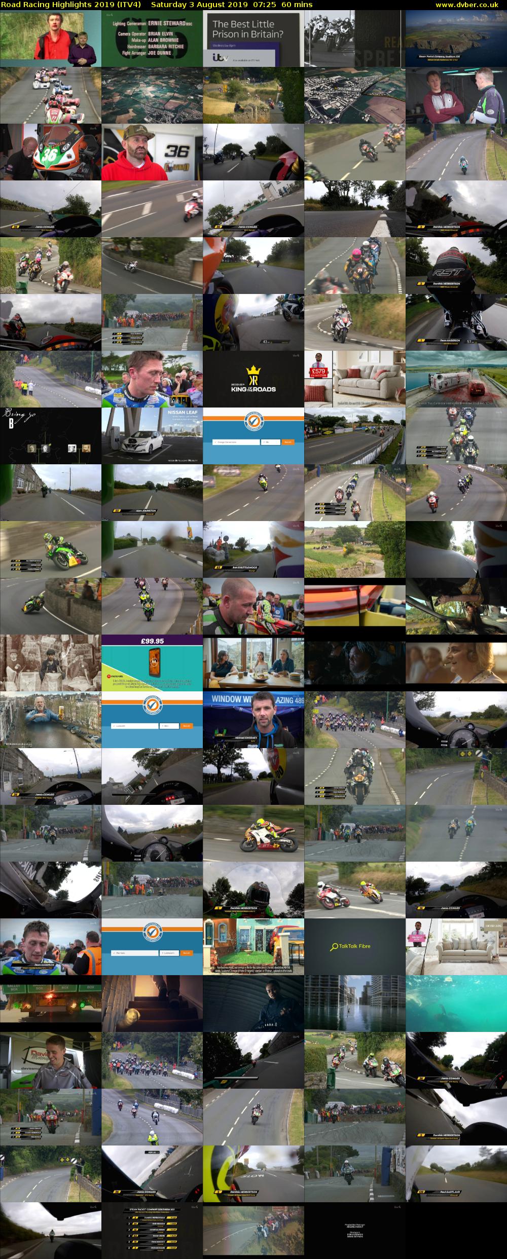 Road Racing Highlights 2019 (ITV4) Saturday 3 August 2019 07:25 - 08:25