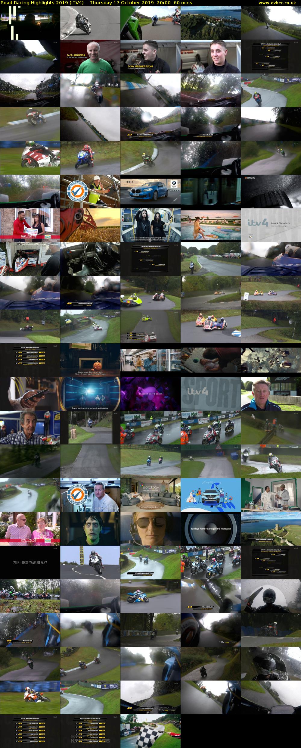 Road Racing Highlights 2019 (ITV4) Thursday 17 October 2019 20:00 - 21:00