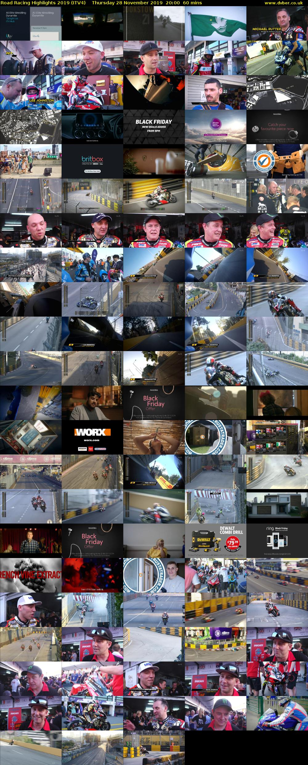 Road Racing Highlights 2019 (ITV4) Thursday 28 November 2019 20:00 - 21:00