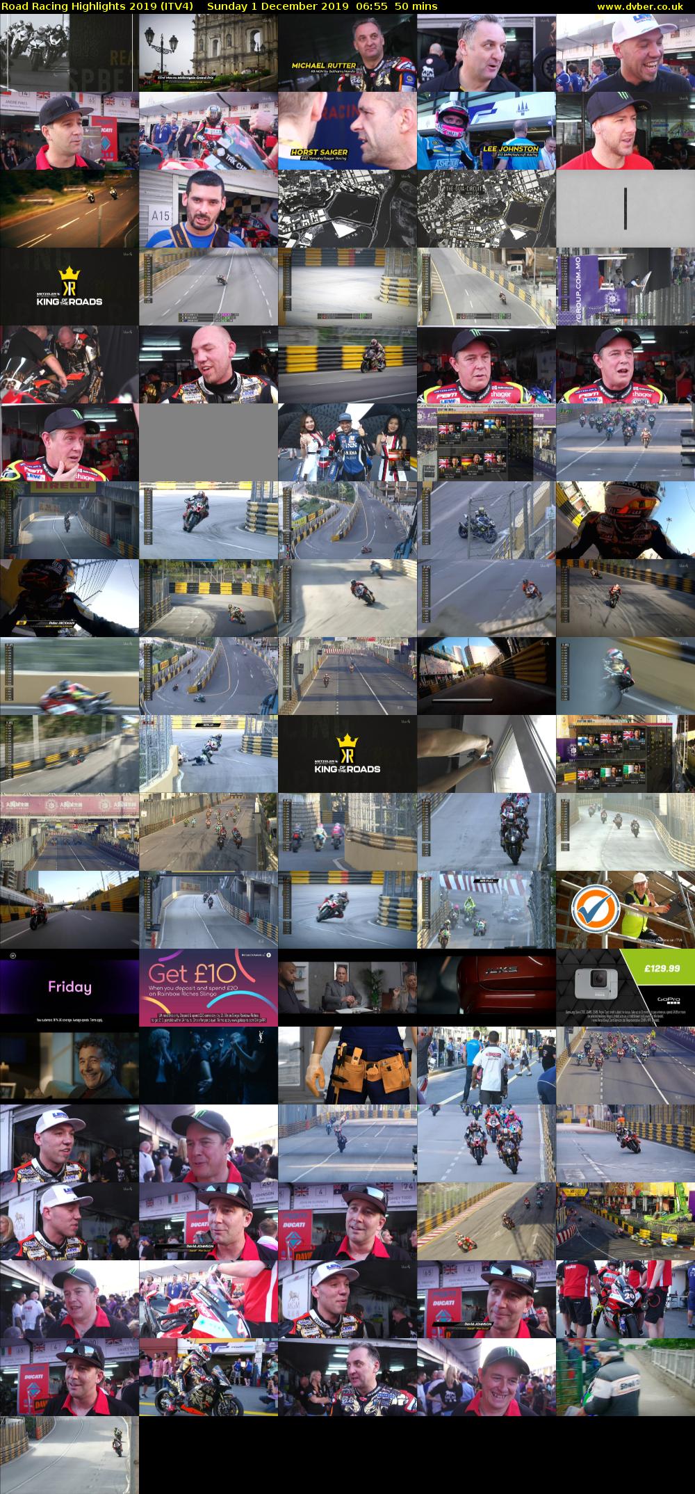 Road Racing Highlights 2019 (ITV4) Sunday 1 December 2019 06:55 - 07:45