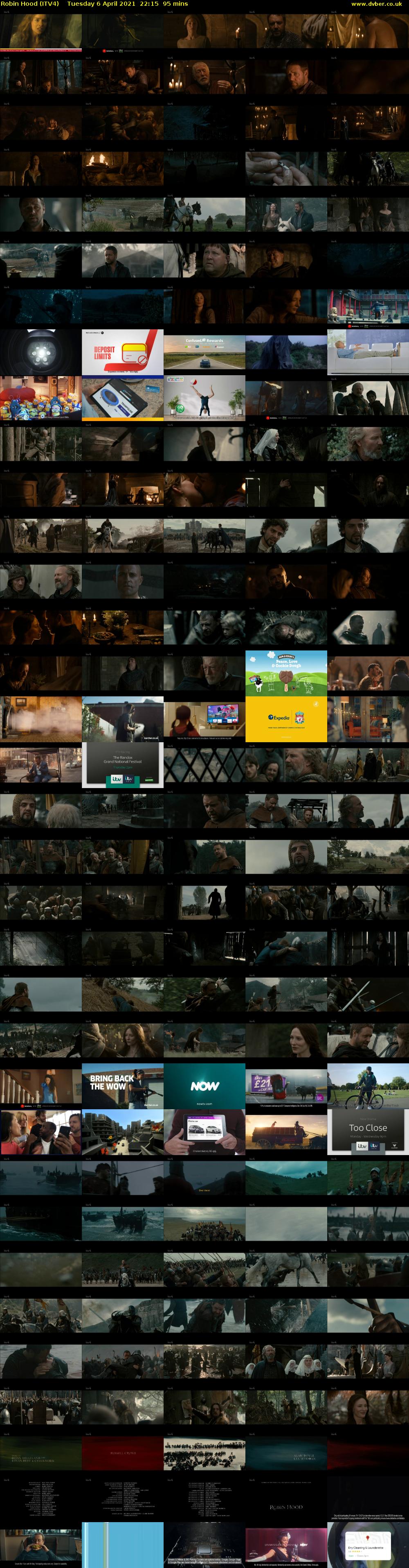 Robin Hood (ITV4) Tuesday 6 April 2021 22:15 - 23:50