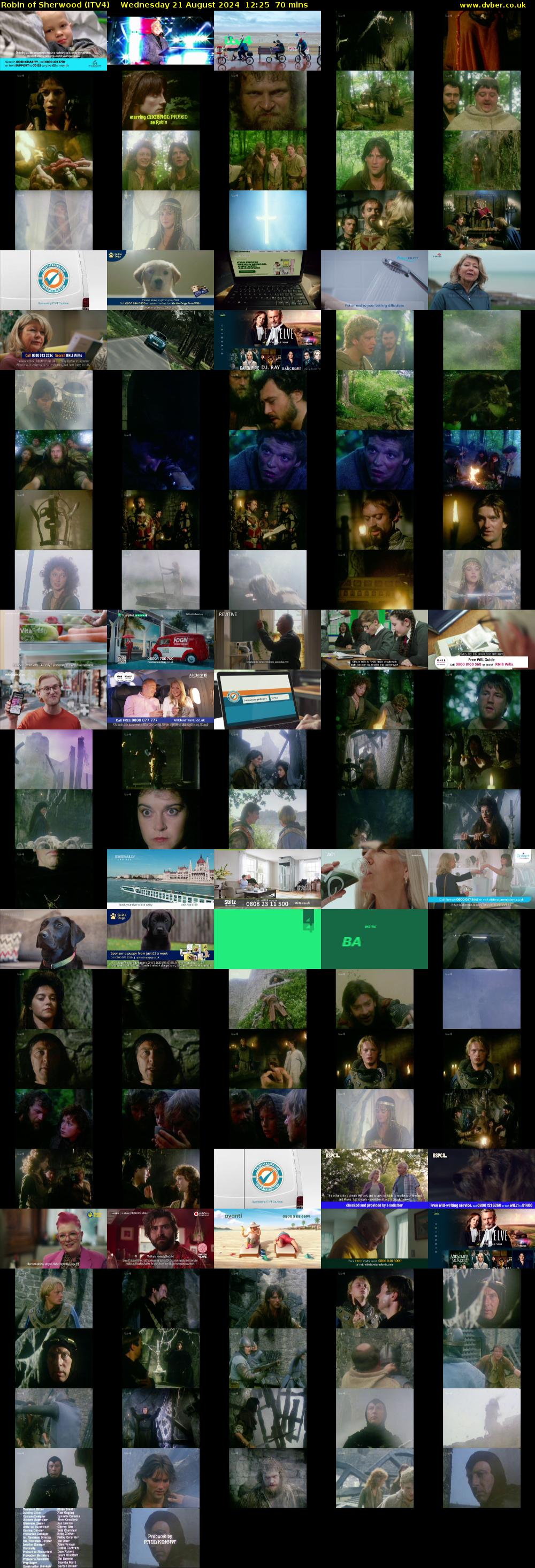 Robin of Sherwood (ITV4) Wednesday 21 August 2024 12:25 - 13:35