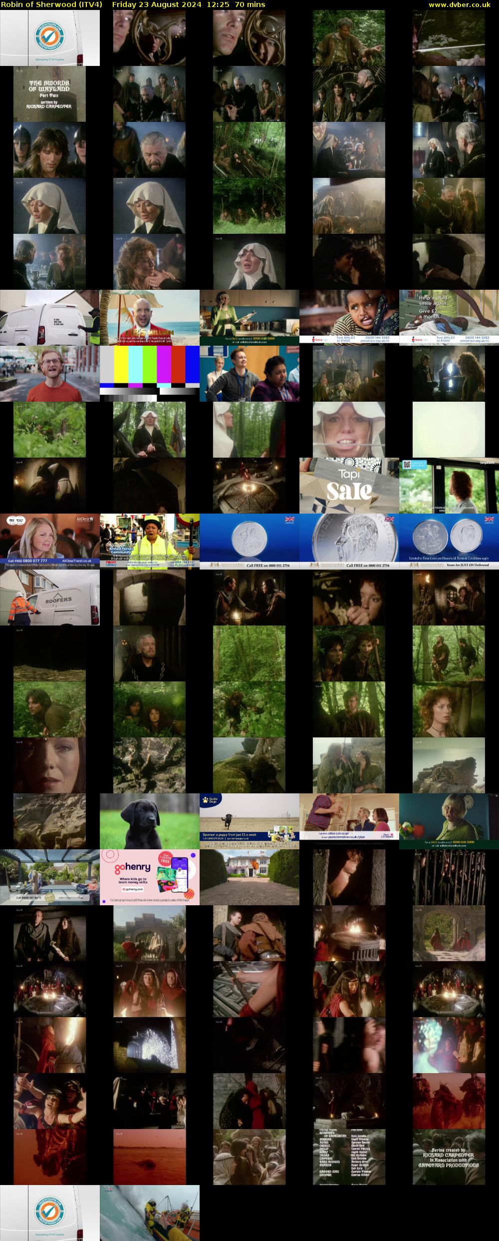 Robin of Sherwood (ITV4) Friday 23 August 2024 12:25 - 13:35