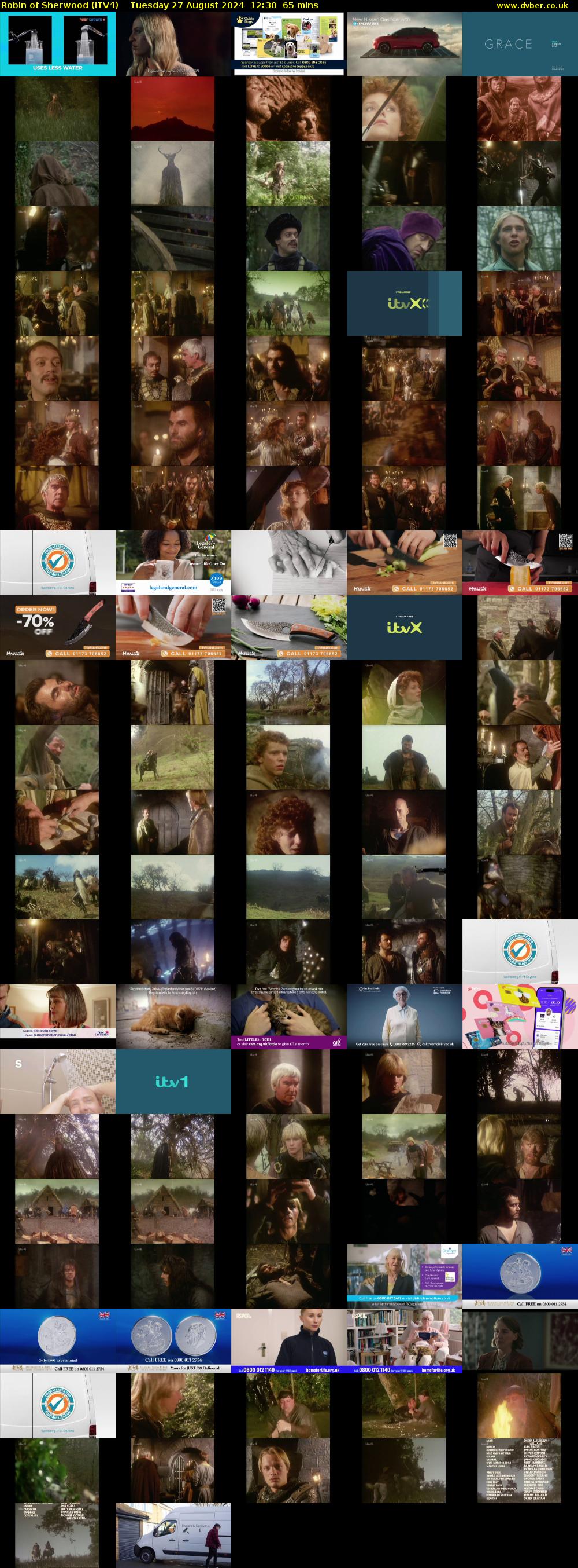 Robin of Sherwood (ITV4) Tuesday 27 August 2024 12:30 - 13:35