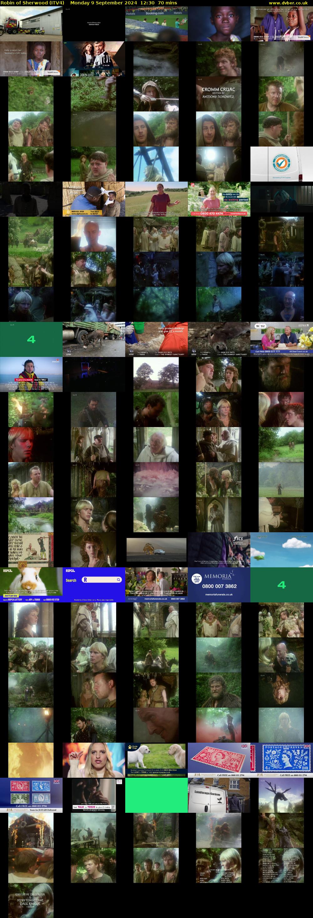 Robin of Sherwood (ITV4) Monday 9 September 2024 12:30 - 13:40