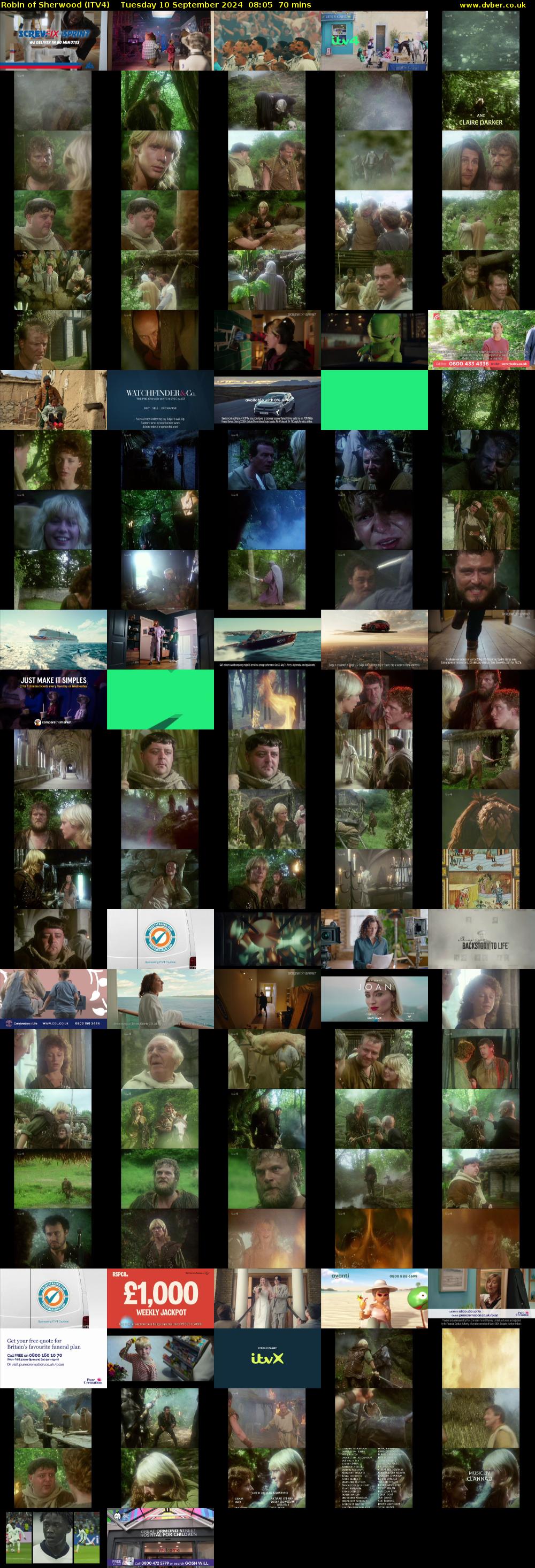 Robin of Sherwood (ITV4) Tuesday 10 September 2024 08:05 - 09:15