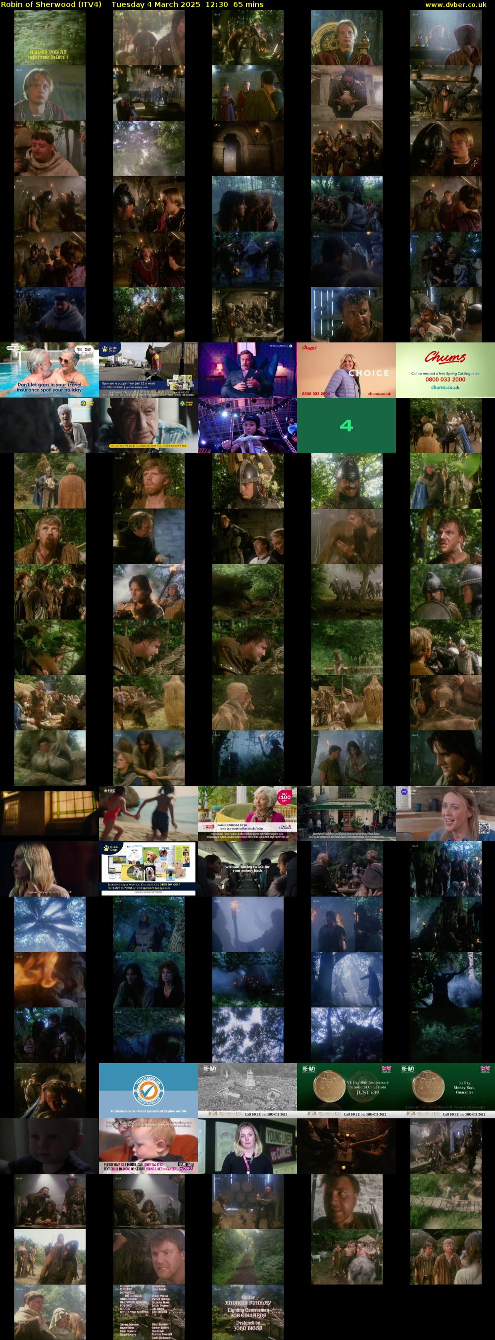 Robin of Sherwood (ITV4) Tuesday 4 March 2025 12:30 - 13:35