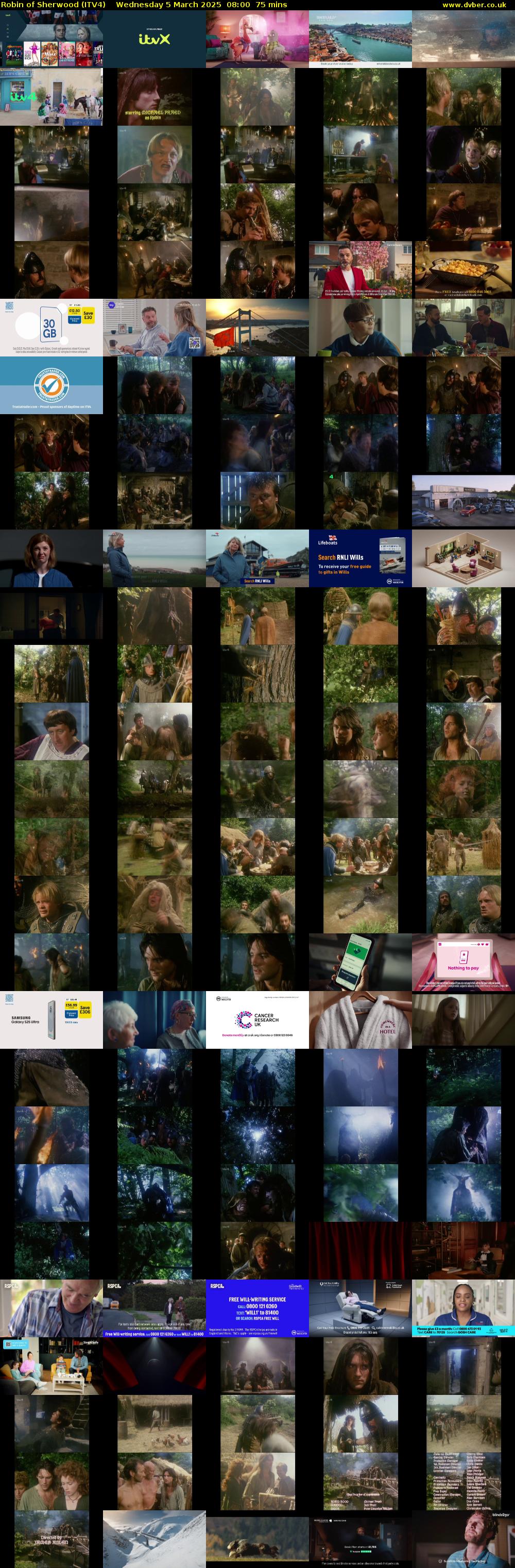 Robin of Sherwood (ITV4) Wednesday 5 March 2025 08:00 - 09:15