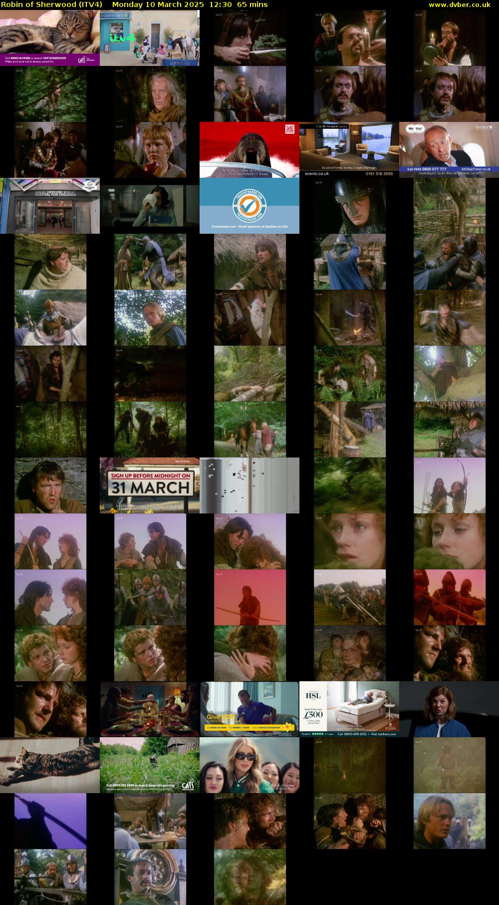 Robin of Sherwood (ITV4) Monday 10 March 2025 12:30 - 13:35