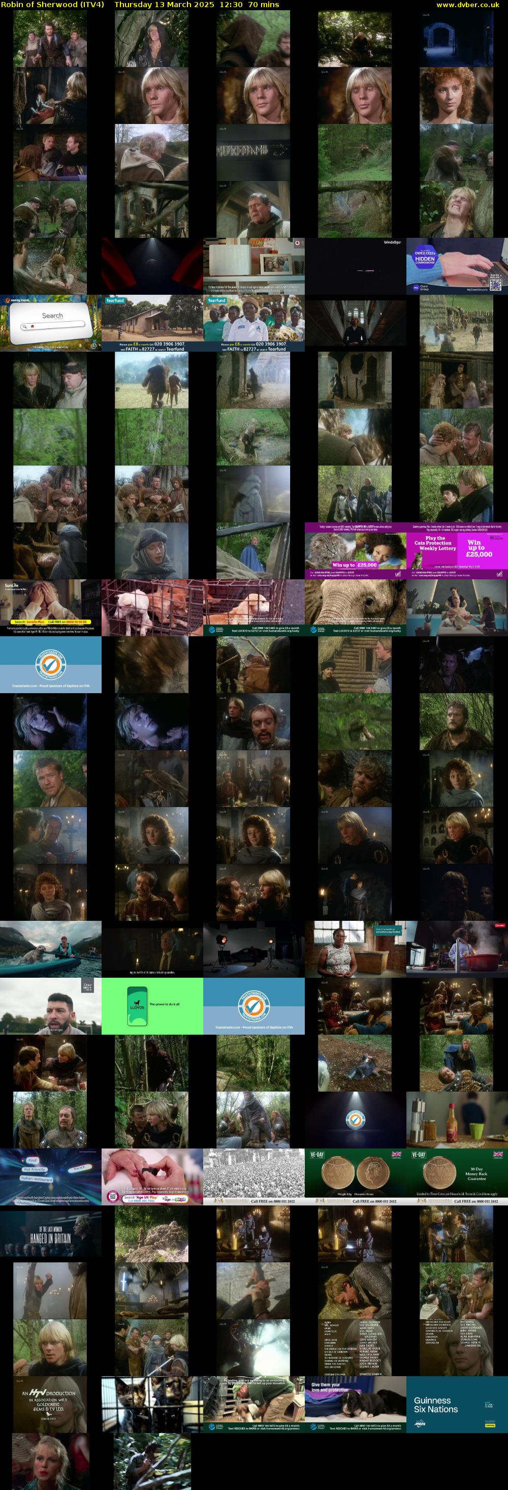Robin of Sherwood (ITV4) Thursday 13 March 2025 12:30 - 13:40