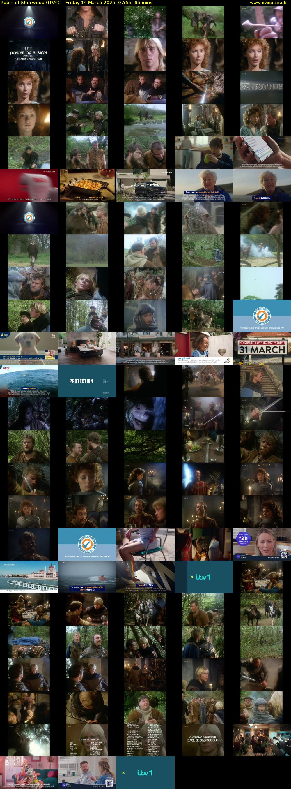 Robin of Sherwood (ITV4) Friday 14 March 2025 07:55 - 09:00