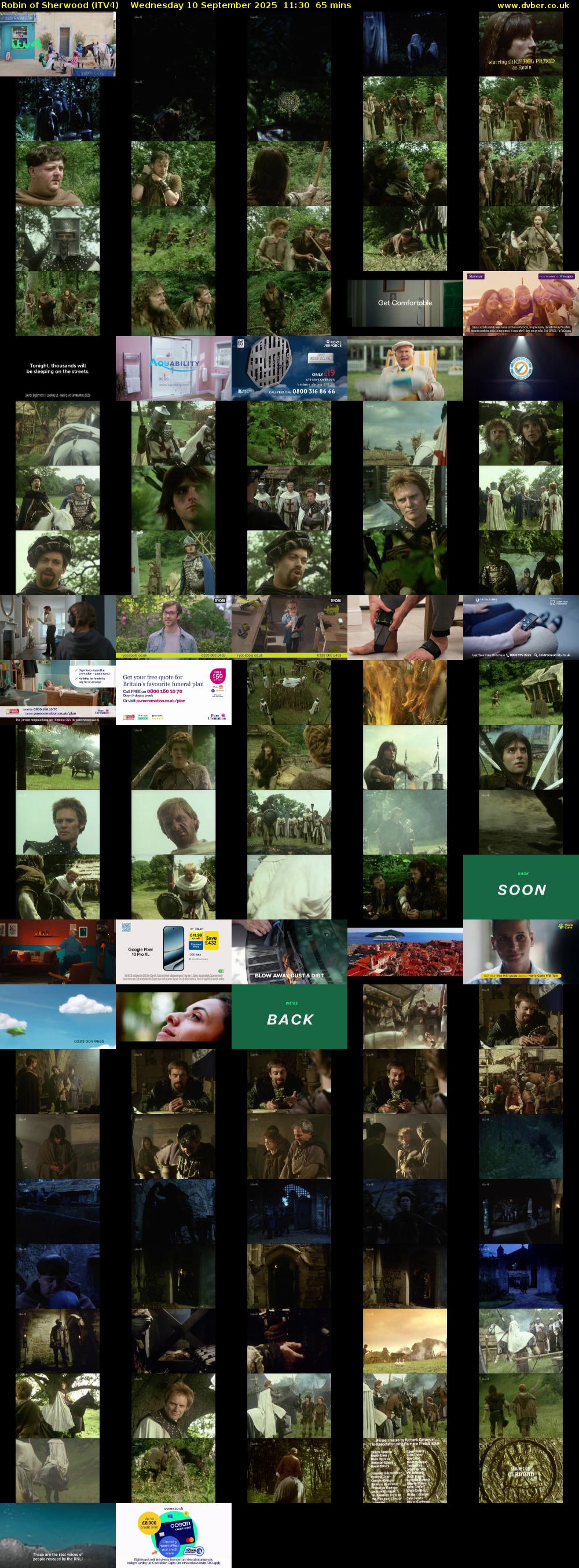 Robin of Sherwood (ITV4) Wednesday 10 September 2025 11:30 - 12:35