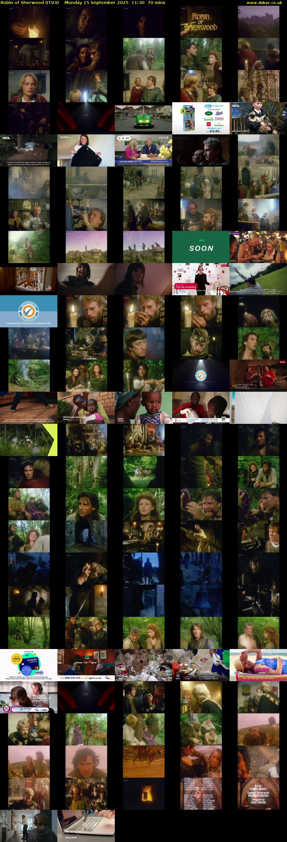 Robin of Sherwood (ITV4) Monday 15 September 2025 11:30 - 12:40