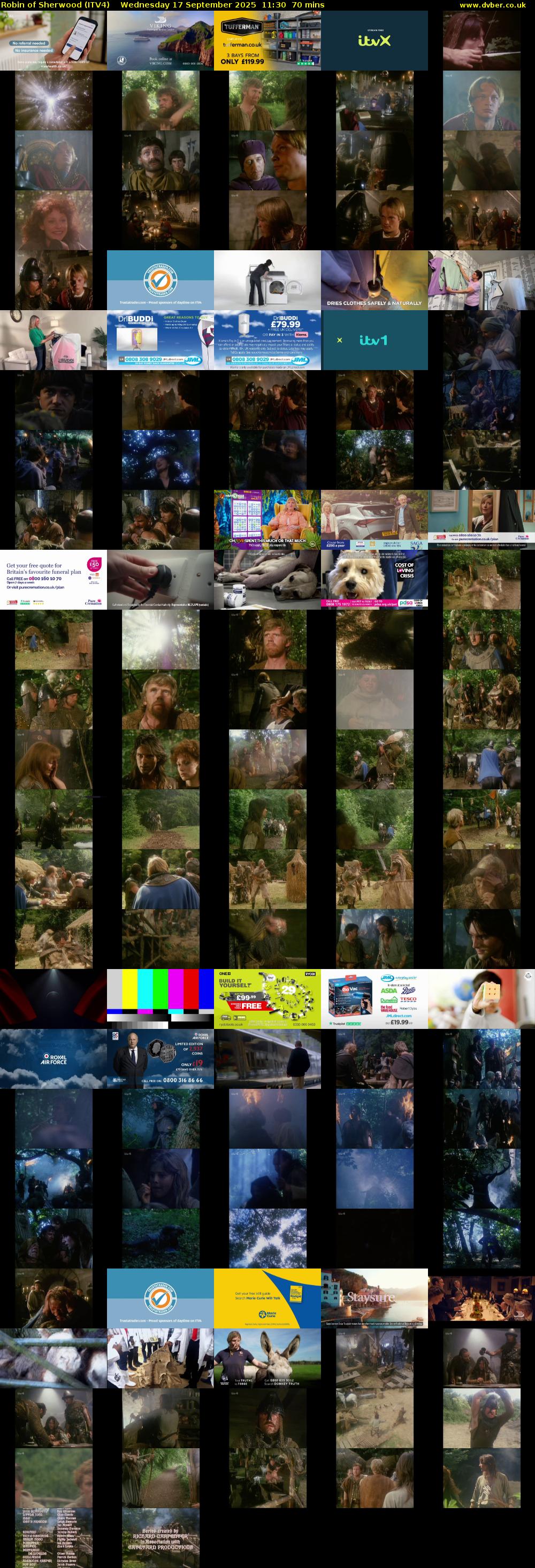 Robin of Sherwood (ITV4) Wednesday 17 September 2025 11:30 - 12:40
