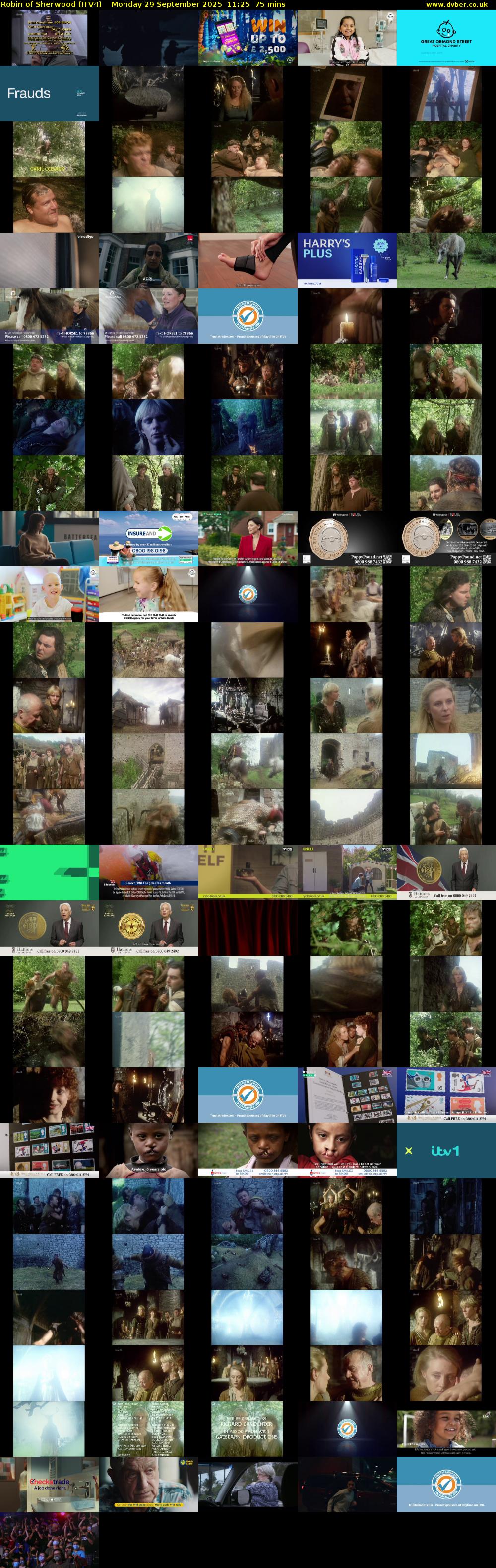 Robin of Sherwood (ITV4) Monday 29 September 2025 11:25 - 12:40