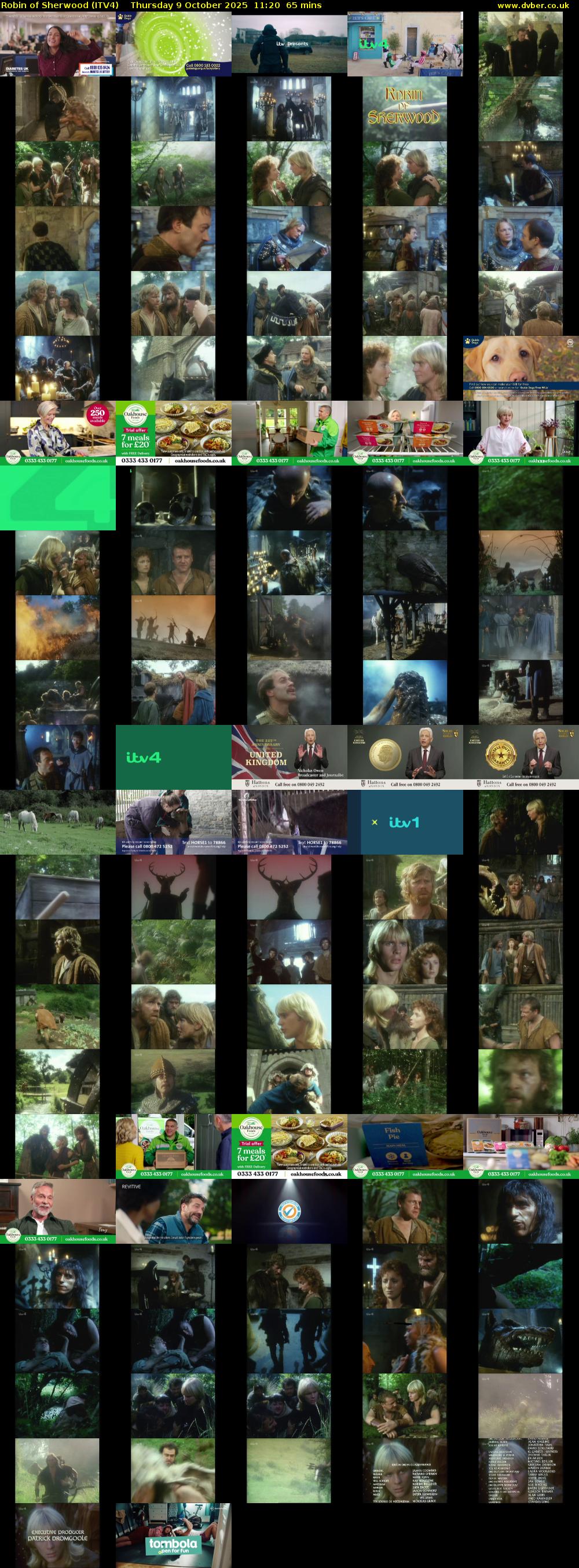 Robin of Sherwood (ITV4) Thursday 9 October 2025 11:20 - 12:25
