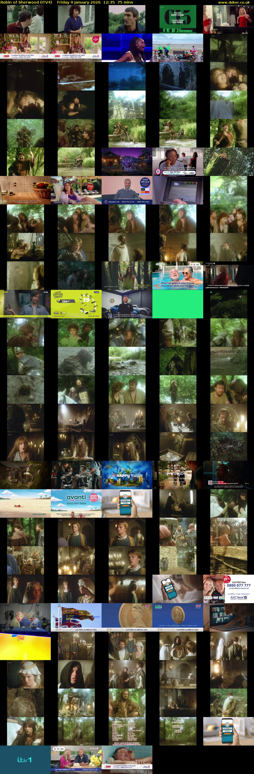 Robin of Sherwood (ITV4) Friday 9 January 2026 12:35 - 13:50