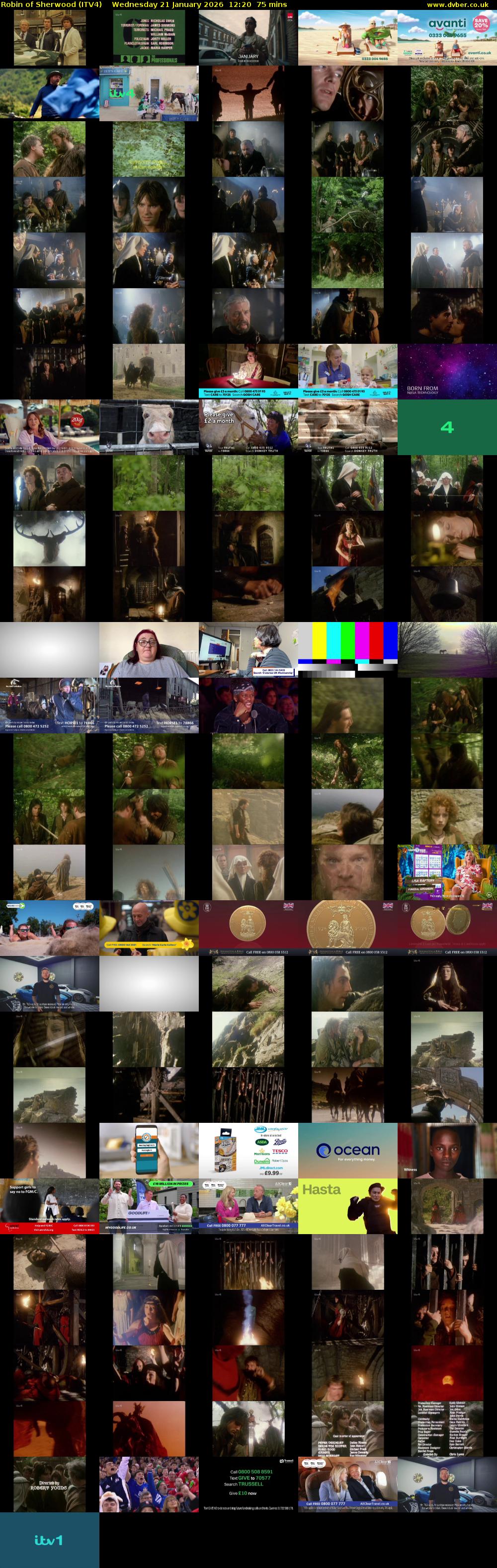 Robin of Sherwood (ITV4) Wednesday 21 January 2026 12:20 - 13:35