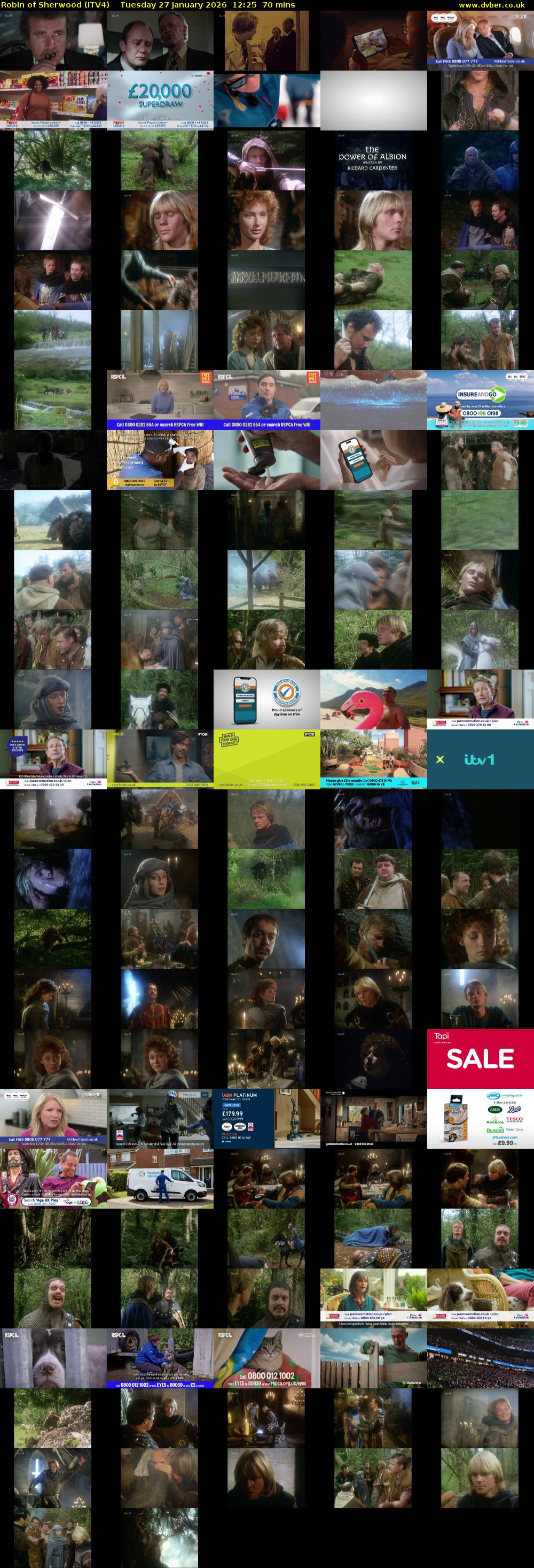 Robin of Sherwood (ITV4) Tuesday 27 January 2026 12:25 - 13:35