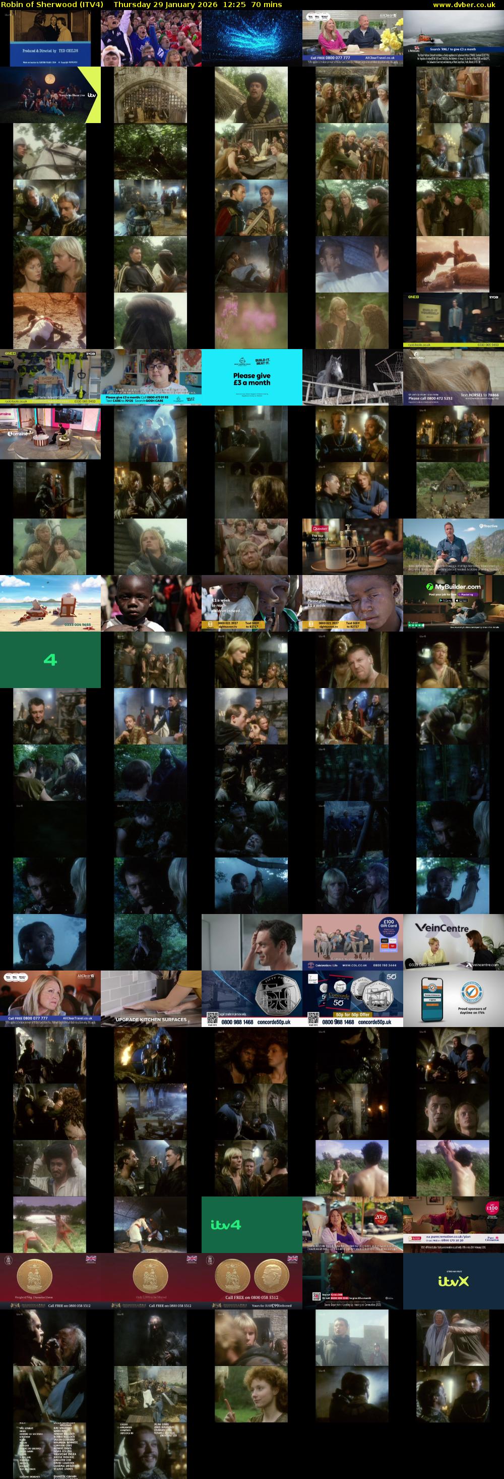 Robin of Sherwood (ITV4) Thursday 29 January 2026 12:25 - 13:35