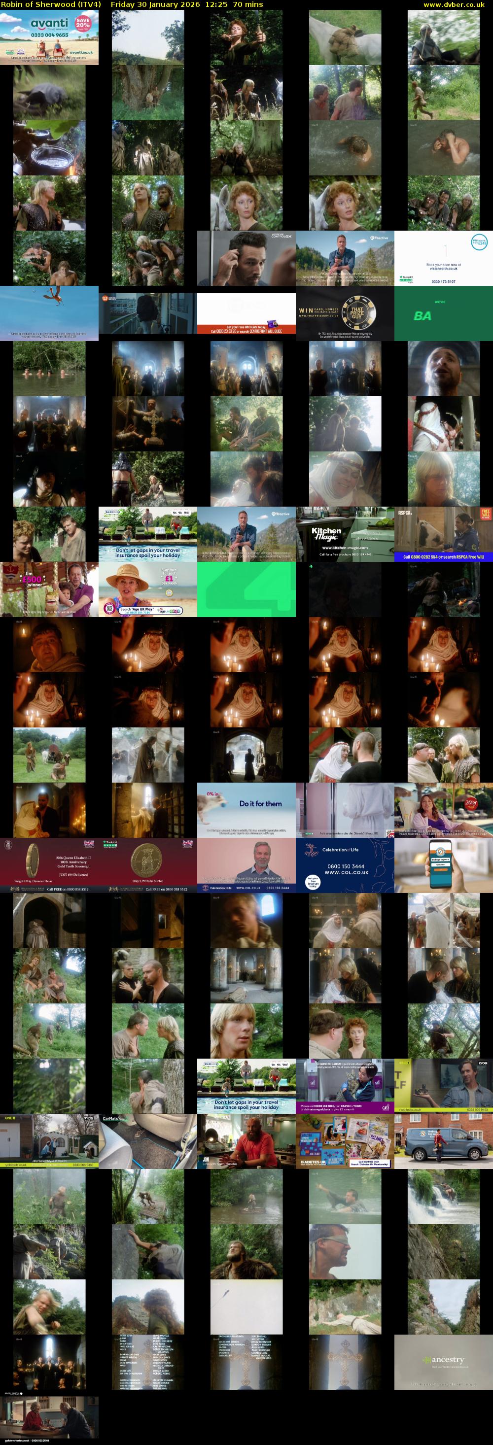 Robin of Sherwood (ITV4) Friday 30 January 2026 12:25 - 13:35